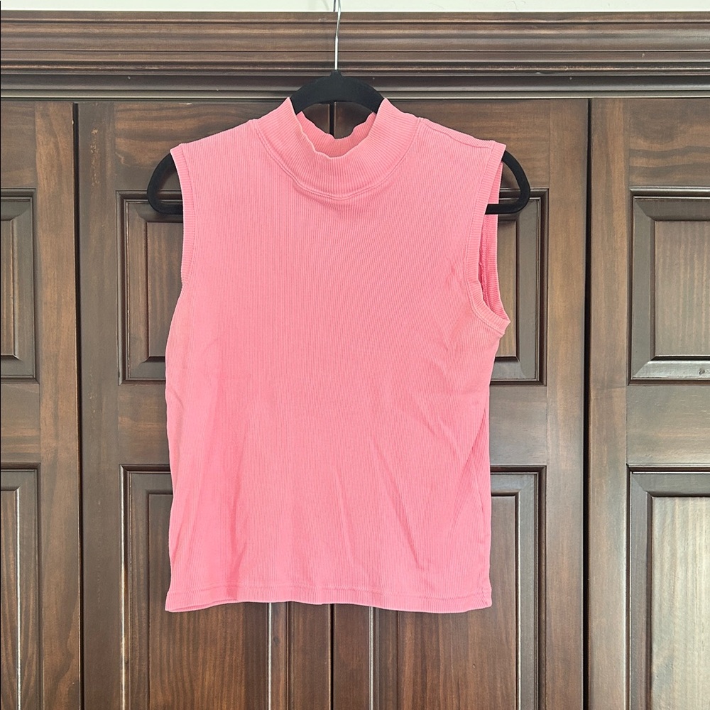 Erika Sleeveless Pink Tank Top, Size L